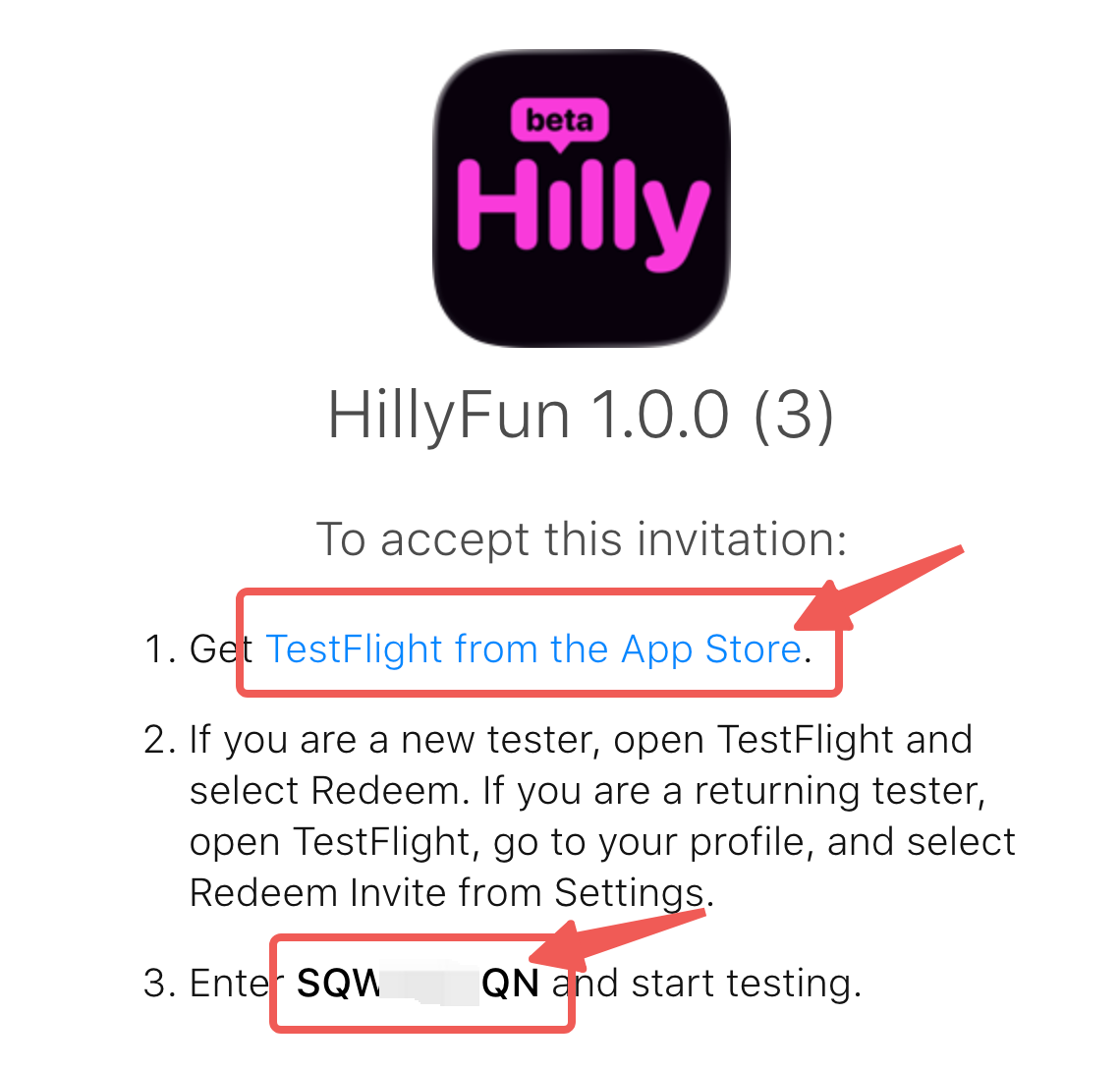 TestFlight 邮件