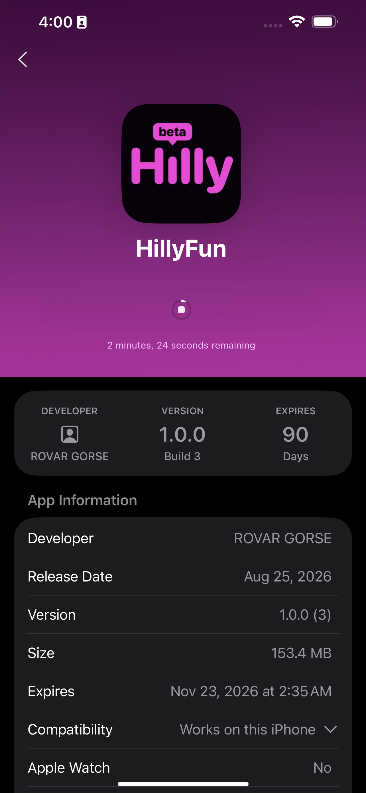 TestFlight 邮件